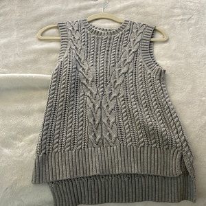 Brand new grey sweater vest